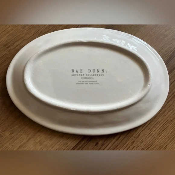 Rae Dunn Christmas Santa Plate 8" Decor Kitchenware - Picture 3 of 4